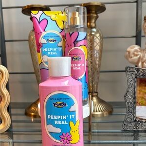 Bath & Body Works Peeps Collaboration FFM, Body Lotion & Body Wash NWT